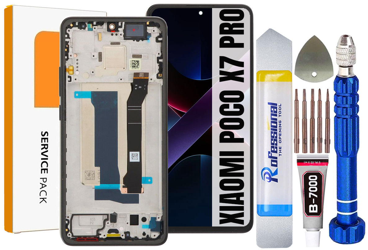 Displej Pro Xiaomi Poco X7 Pro Originální Displej Rámeček