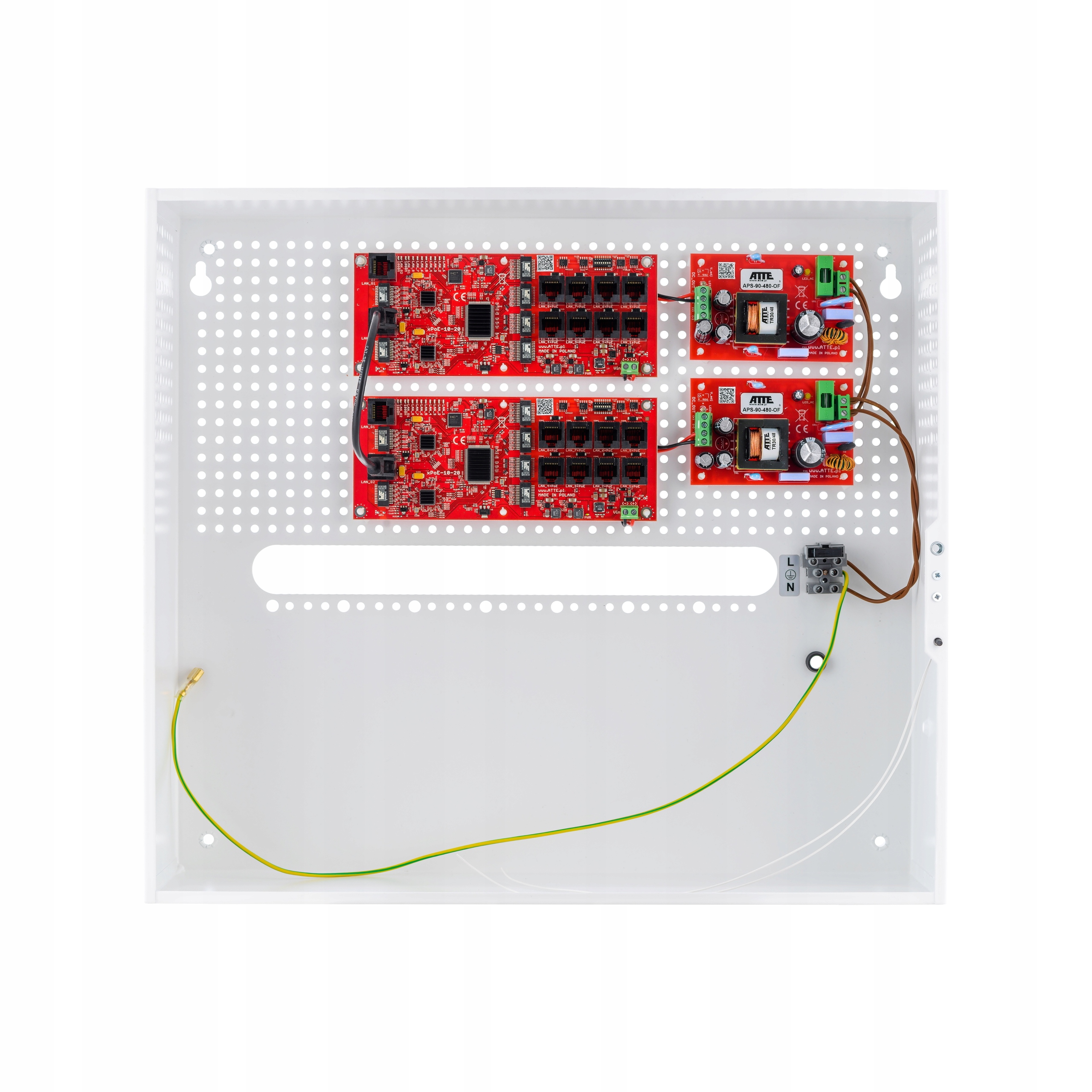 Switch PoE pro 16 Ip kamer IP-16-20-H Atte