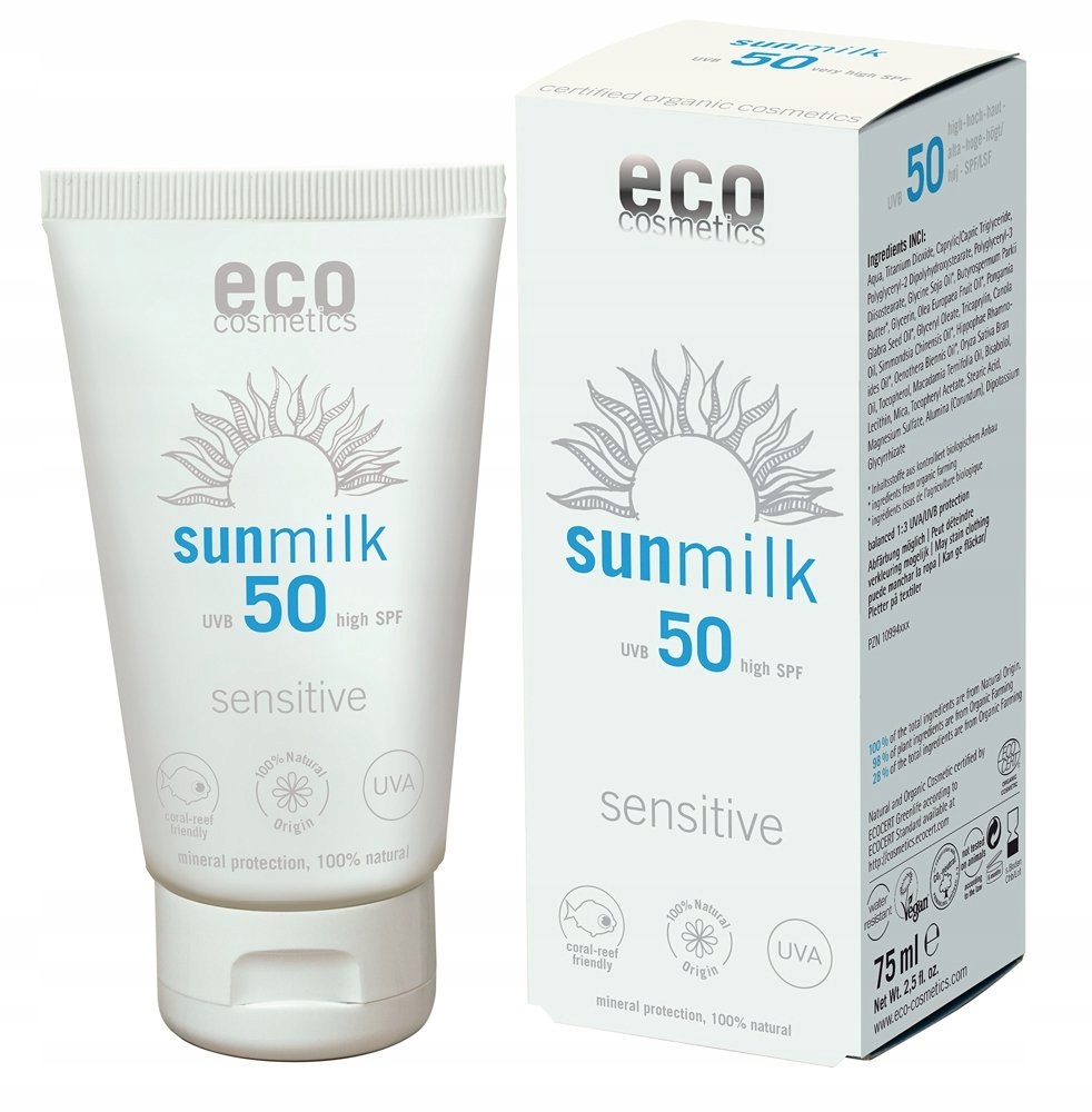 

Mleczko na słońce Spf 50 sensitive Eco Cosmetics