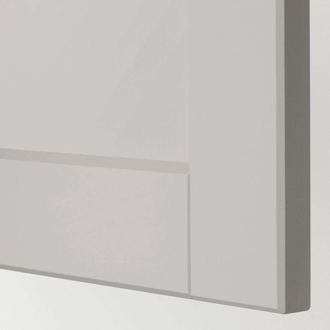 Szafka scienna 30x80 bialy front Lerhyttan jasnoszary Metod