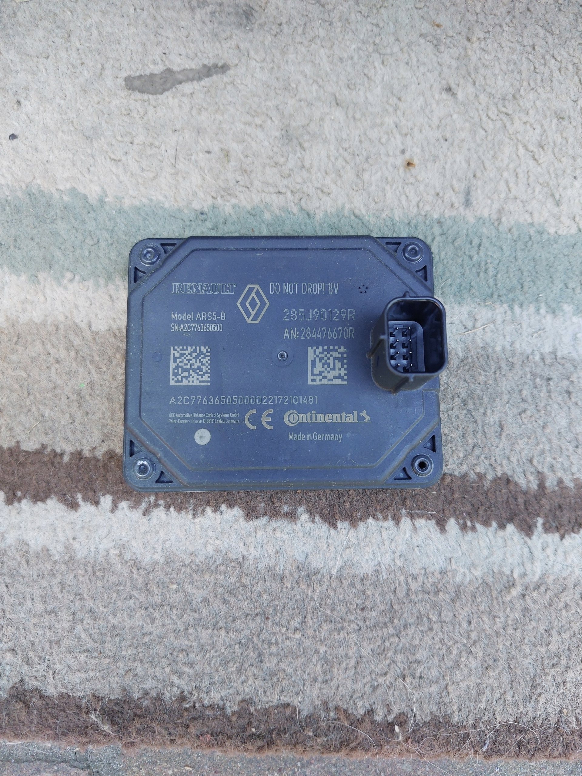 RADAR SENSOR DACIA SANDERO III 21r 285J90129R