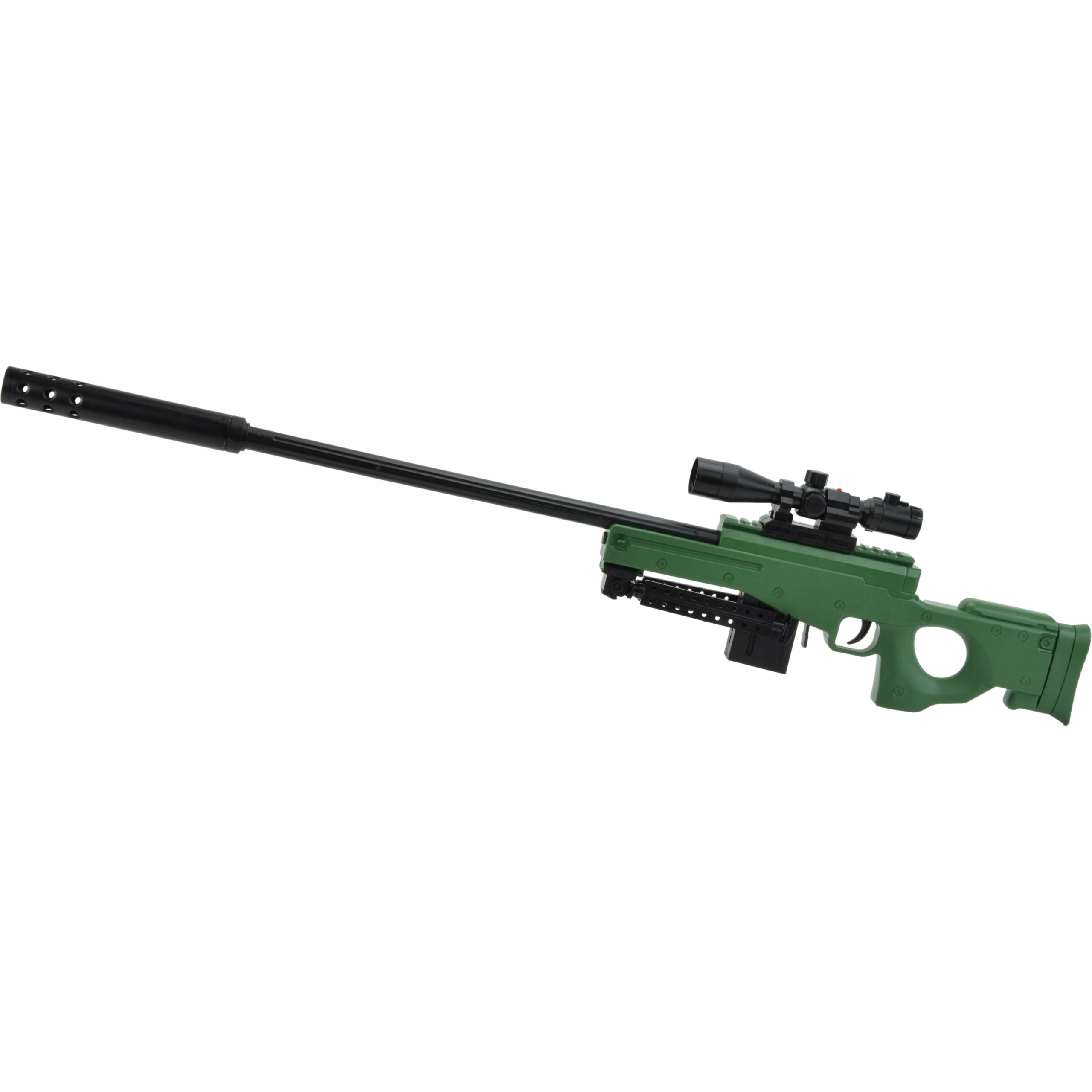 KARABIN SNAJPERKA NA KULKI 6mm LASER PISTOLET 87CM Seria KARABIN