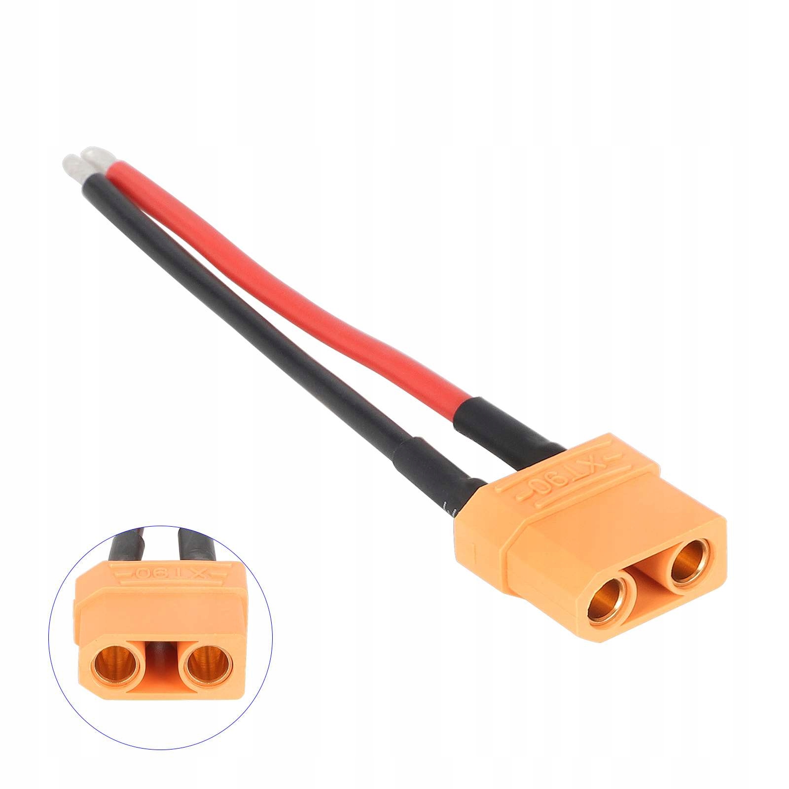 Uniwersalny Kabel do Baterii Wtyk XT90 Żeński do Hulajnogi Elektrycznej