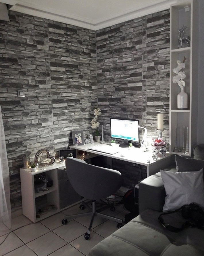 PANELE ŚCIENNE 3D PVC GREY STONE DEKORACYJNY 10x Kod producenta panel ścienny kamień