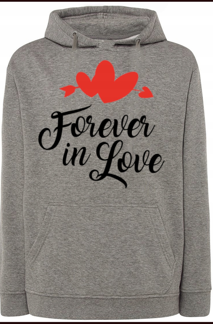 Forever in Love Mikina S Kapucí Valentýna vel. L