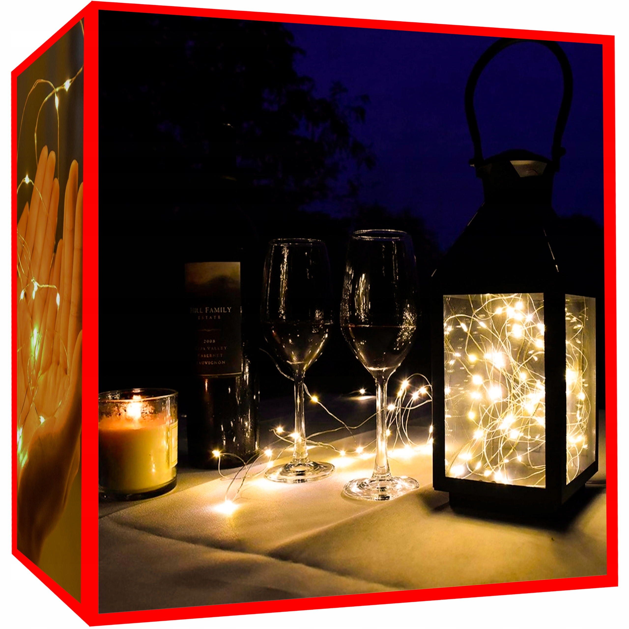 

Lampki 300 Led Mikro Drucik Usb Ciepłe Białe Pilot