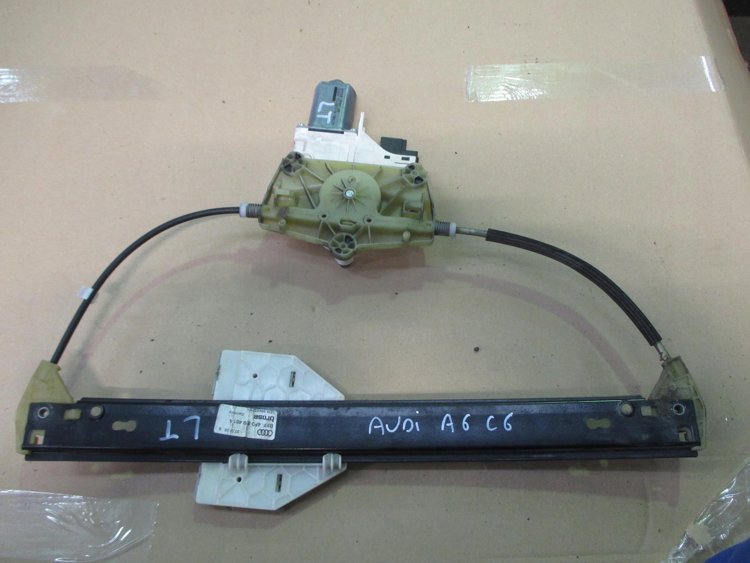 AUDI A6 C6 KOMBI 04-08 MECHANIZM SZYBY LEWY TYŁ