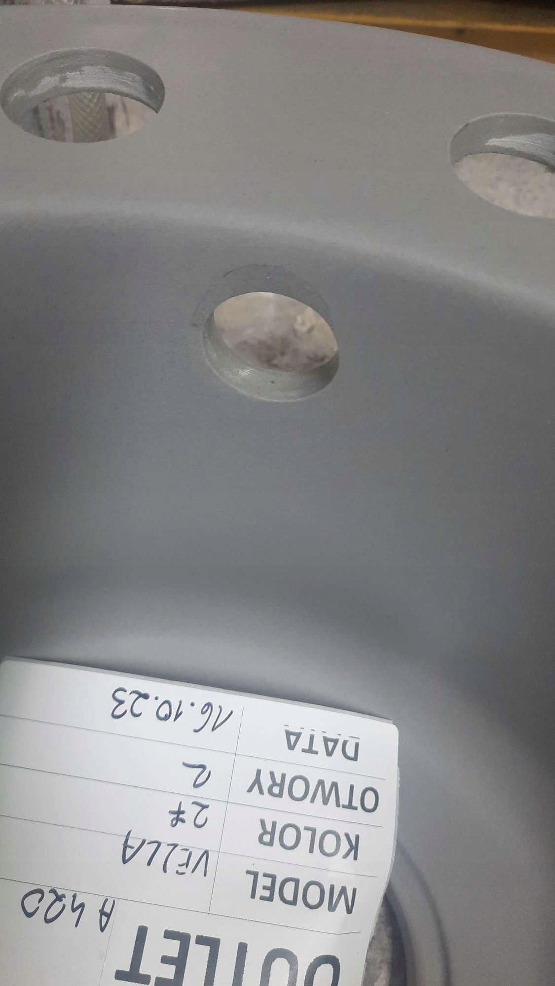 Zlewozmywak granitowy zlew kuchenny okrągły RADO Liczba komór jednokomorowy