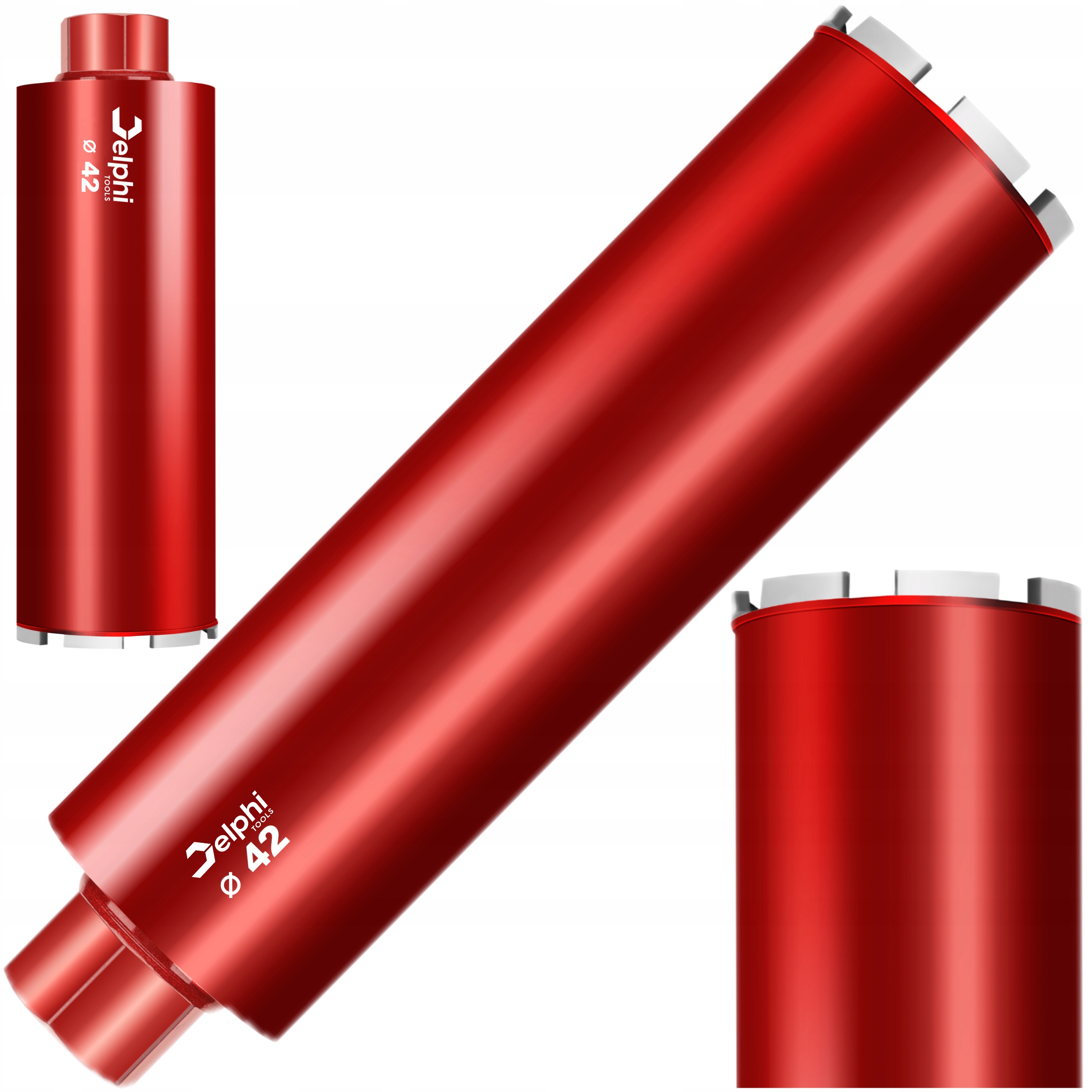 Wiertło Koronowe Diamentowe Do Betonu 42 x 450mm Wiertnica Otwornica