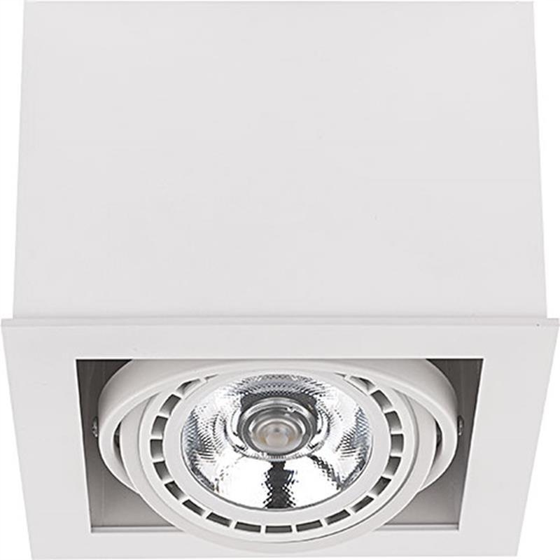 Nástenná downlightová lampa Box White I ES111 9497