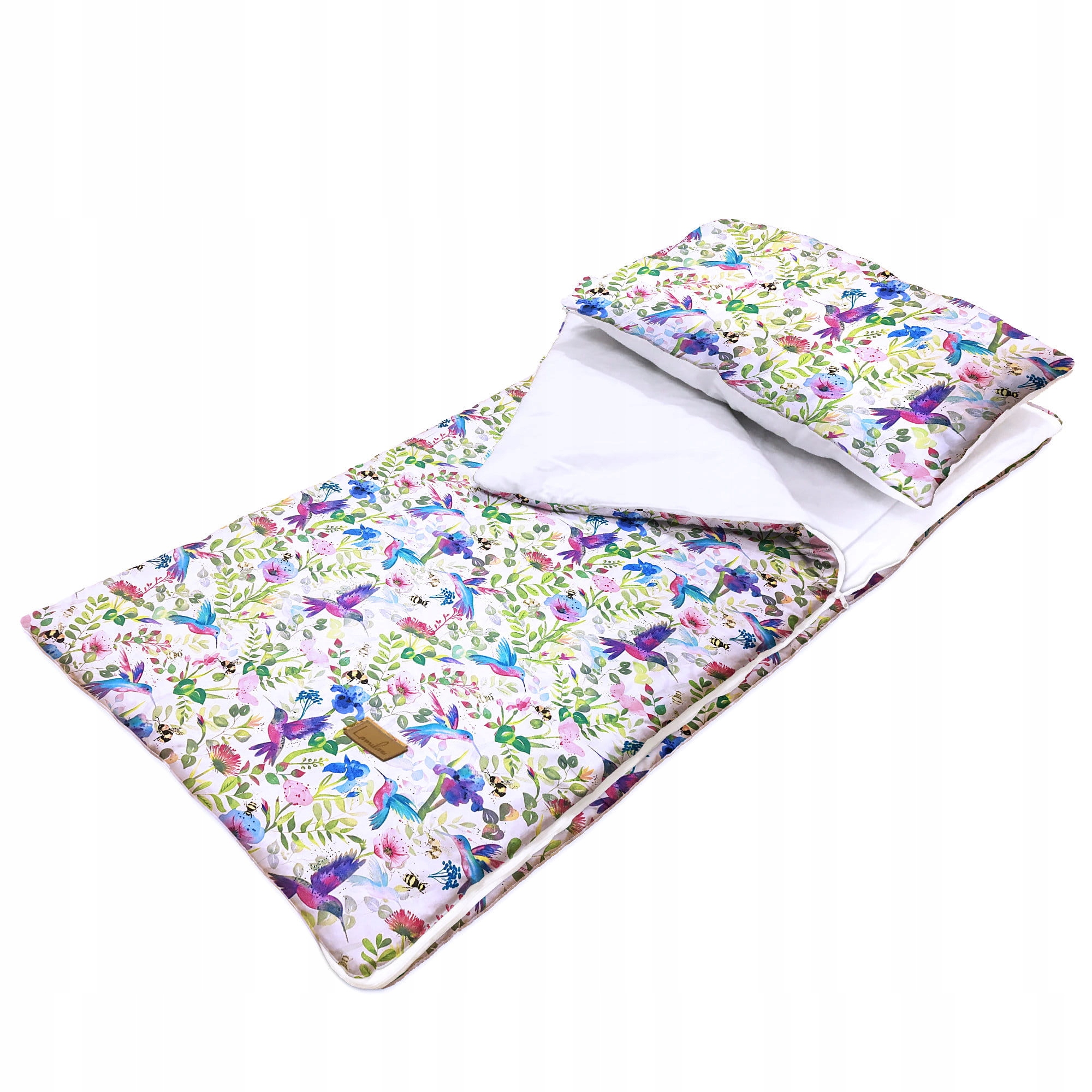 Śpiworek Przedszkolaka Koliberki Biały 140x75