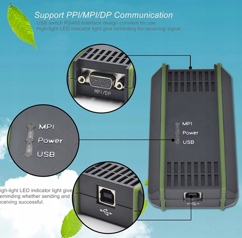 KABEL DO PROGRAMOWANIA S7- 200/300/400 MPI-PPI DP Marka adamsal