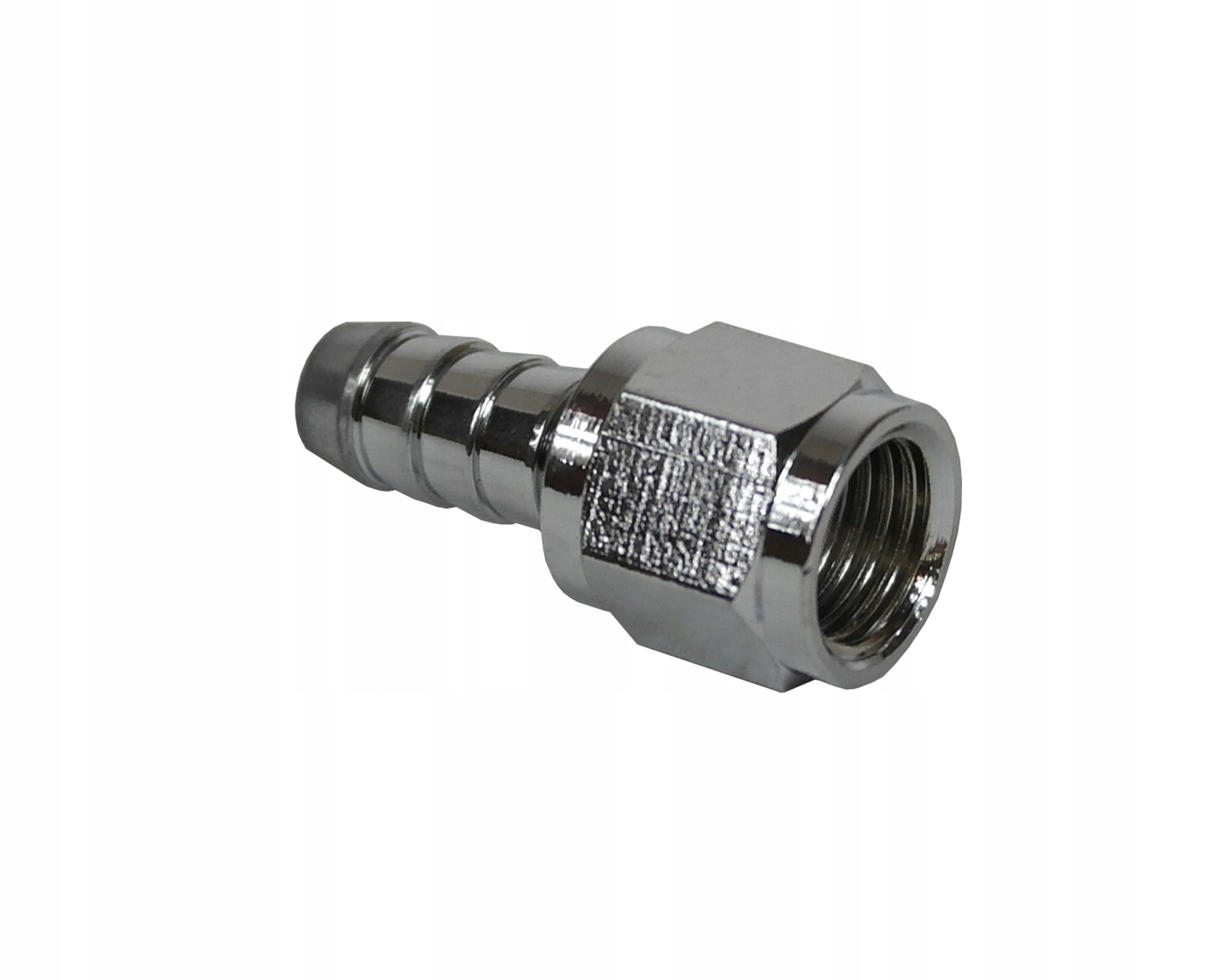 

Złączką 1/4" Sae Flare na wąż 8mm