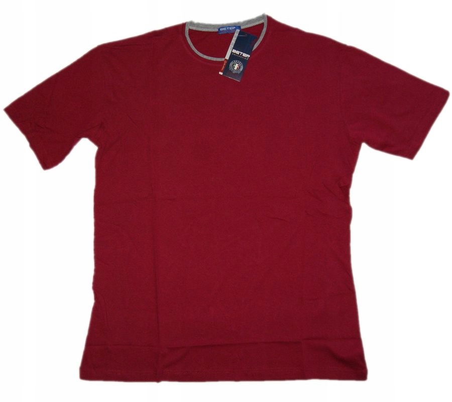 

Koszulka męska duża 6XL XXXXXXL szer.136 cm Bordo