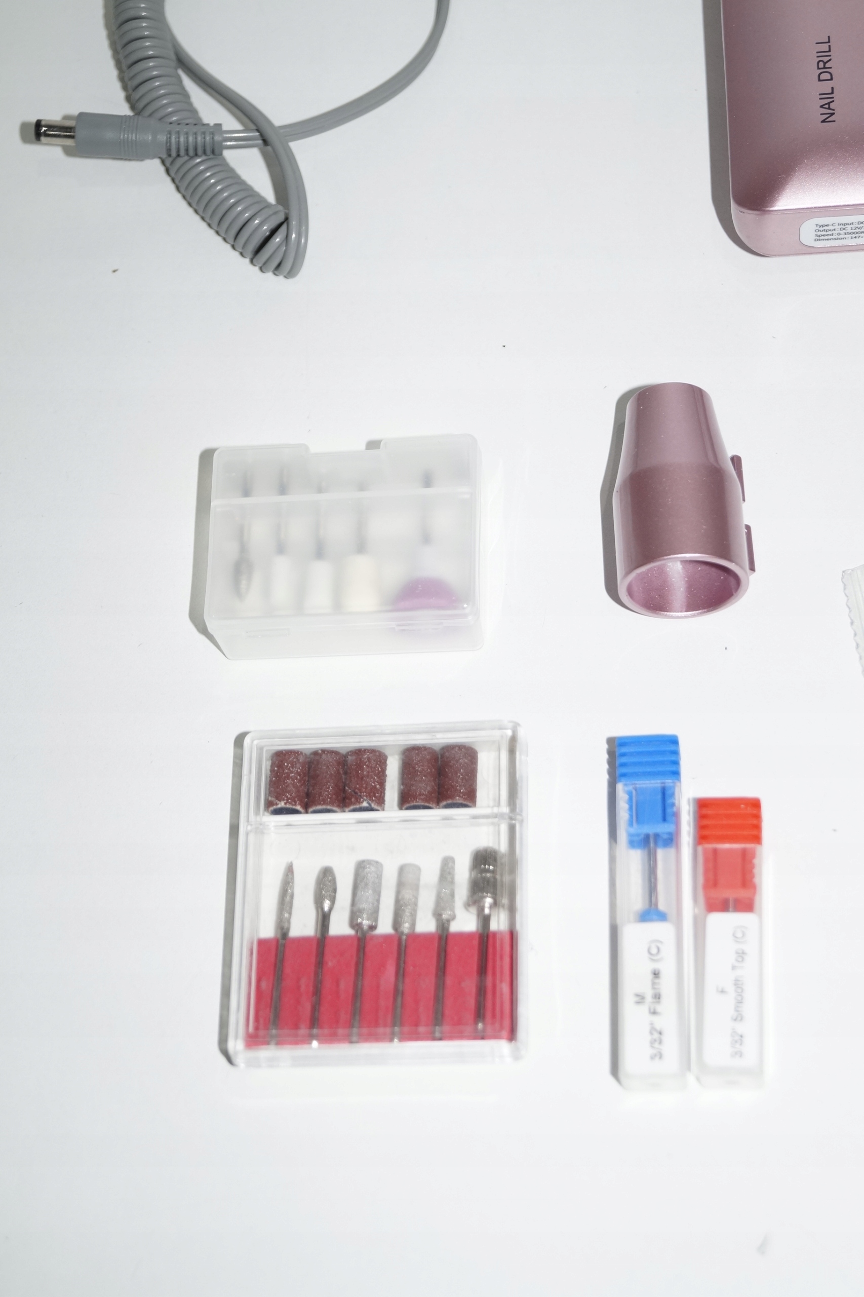 ENGERWALL Zestaw Do Manicure Pedicure Elektryczny Pilnik 35000 ObrMin — miniatura 9