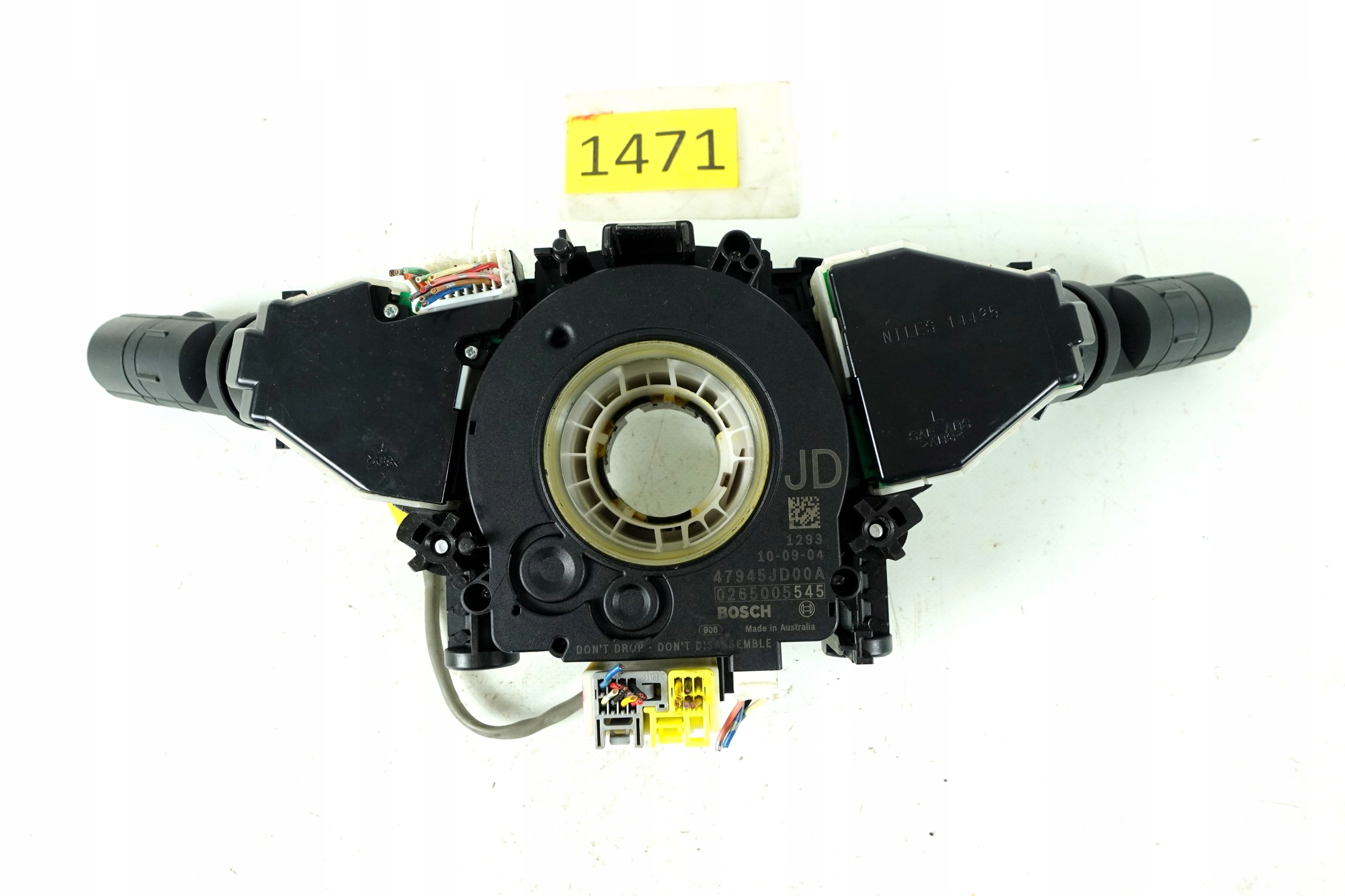 sensor angle steering light switch NISSAN QASHQAI J10 LIFT 0265005545