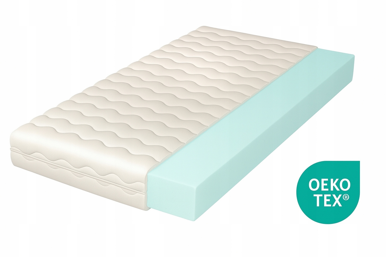 Materac piankowy wysokoelastyczny Hr 80X170 Mikrofibra Pikowany 170x80 H3