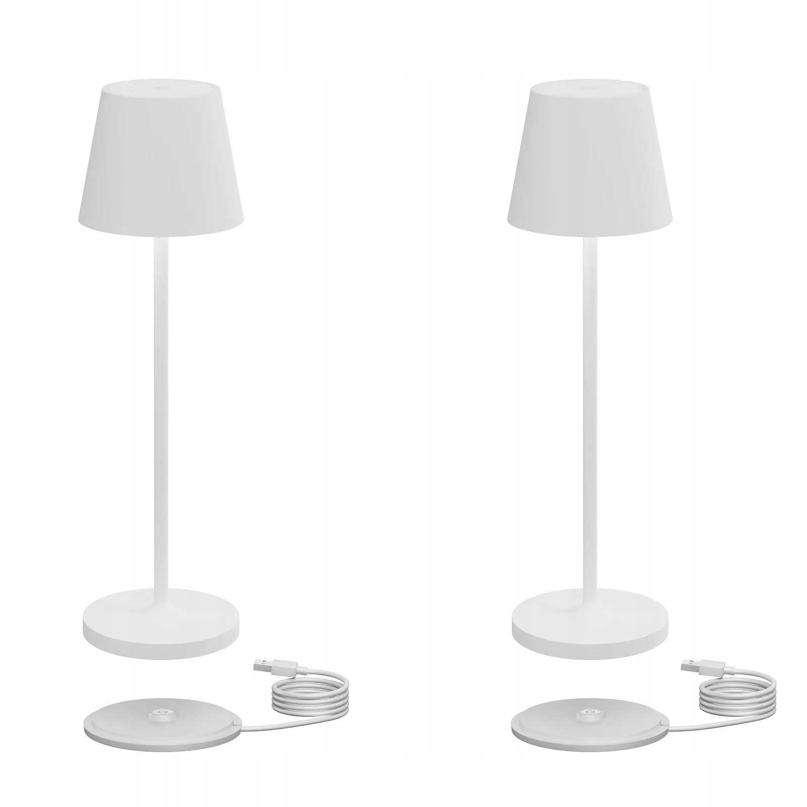 Klighten 2 kusy stmievateľná Led stolová lampa biela 2ks Nová