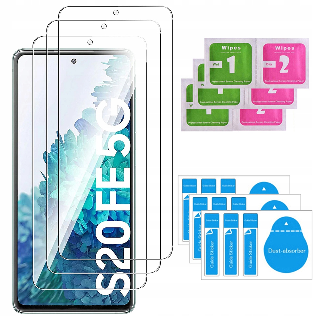 

3x Szkło Hartowane 9H do Samsung Galaxy S20 Fe /5G