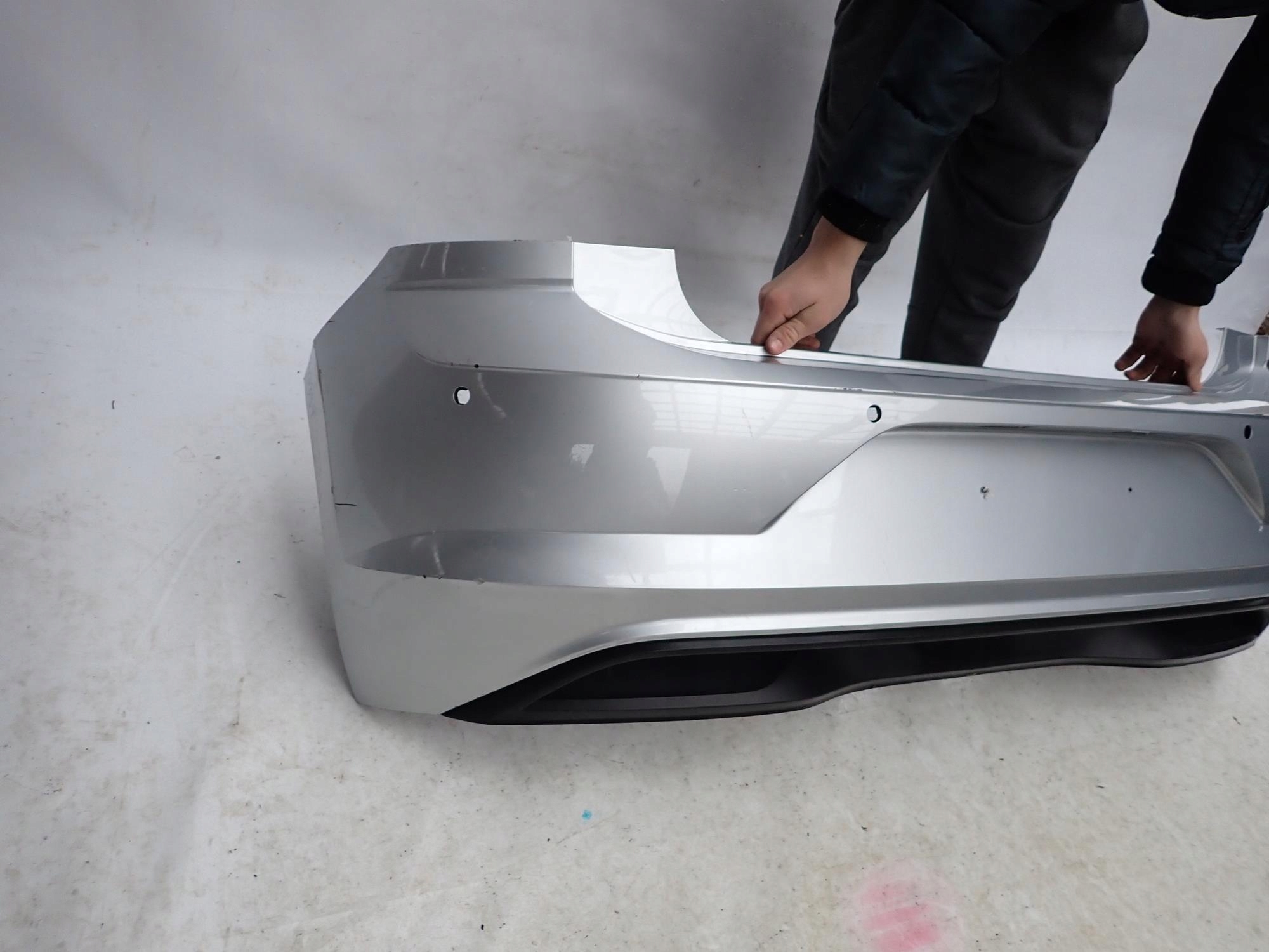 VW POLO VI 6 2G 17-21 bumper rear part rear 4XPDC