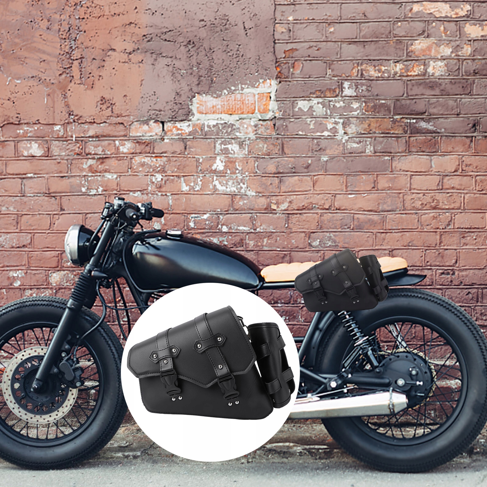 PLECAK RETRO TORBA BOCZNA NA MOTOCYKL WIDELEC 4 SZT Rodzaj inny