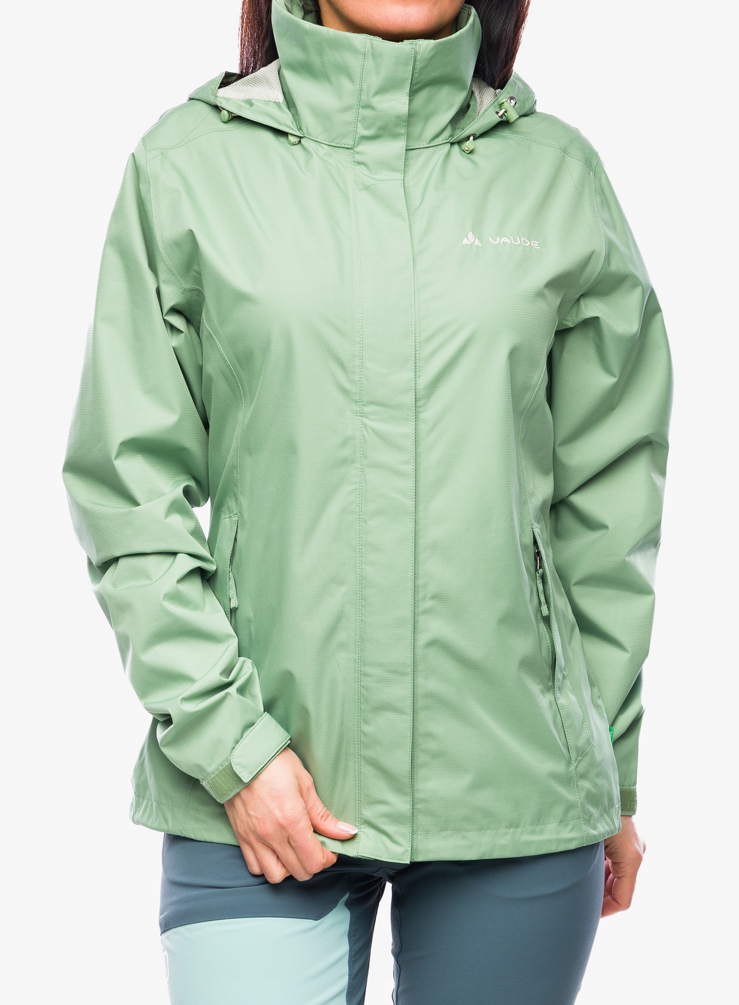 Dámská nepromokavá bunda Vaude Escape Light Jacket – vilová zelená 38