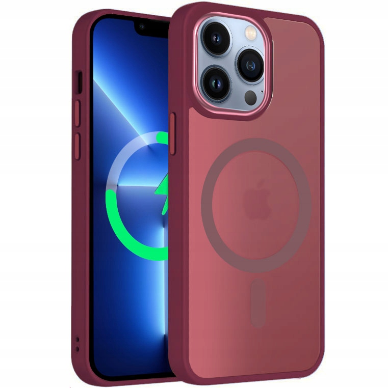 ETUI MATOWE MAGMAT do IPHONE 13 PRO +SZKŁO Dedykowany model iPhone 13 Pro