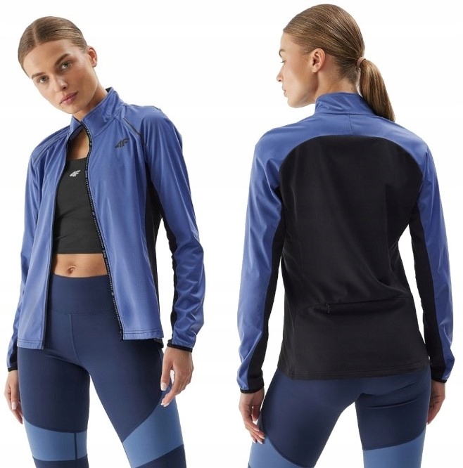 4F Damska Bluza Treningowa Oddychająca Szybkoschnąca na Zamek TFSWF193 > Xs