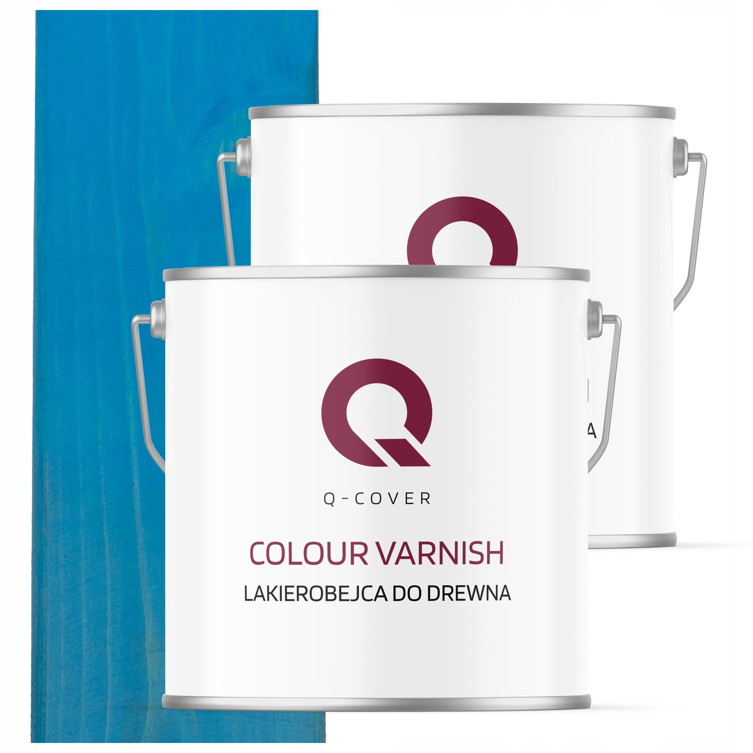 Lakierobejca na drevo záhradného nábytku dekoratívna farba modrá polomatná 5L