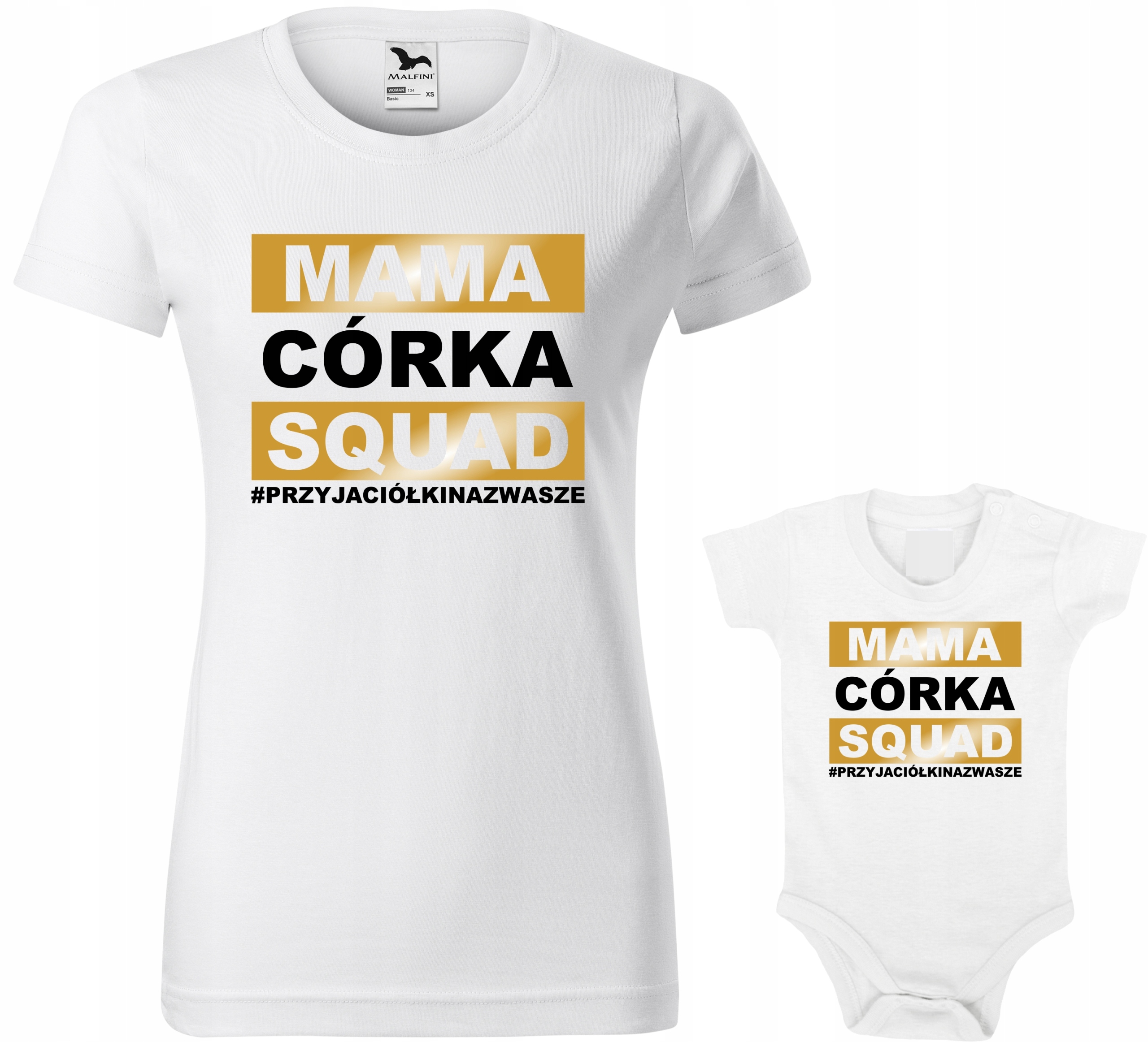 

Zestaw koszulek dla Mamy i Córki super prezent XXL