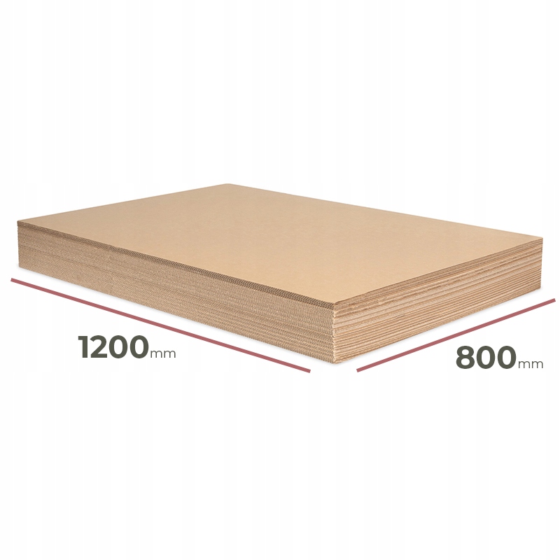 

1200x800mm Przekładka tekturowa arkusz 40szt.