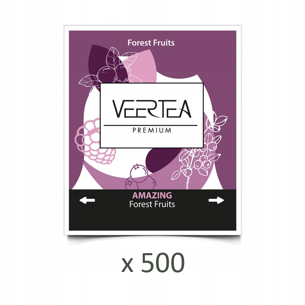 Herbata Veertea Amazing Forest Fruits owoce leśne w kopertach 500 saszetek