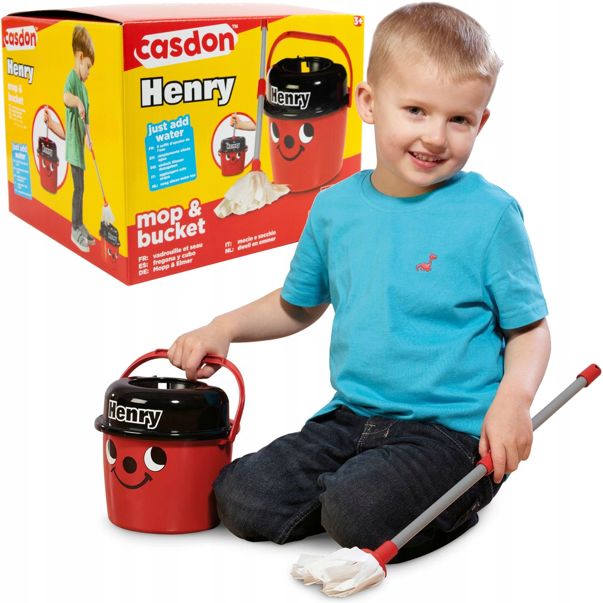 

Casdon Zabawkowy Mop I Wiaderko Henry Dla Dzieci