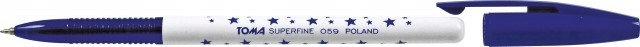 

Długopis niebieski Toma Superfine 0,5 mm TO-059