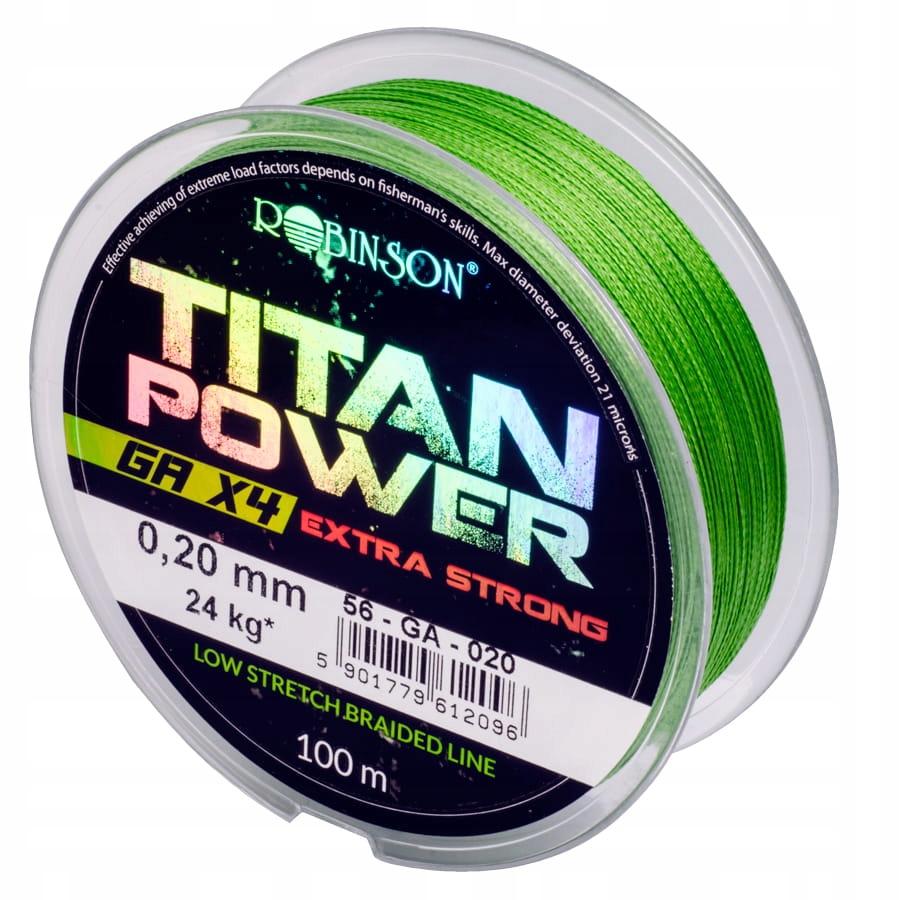 Plecionka Robinson Titan Power Ga X4 0,24 mm x 100 m