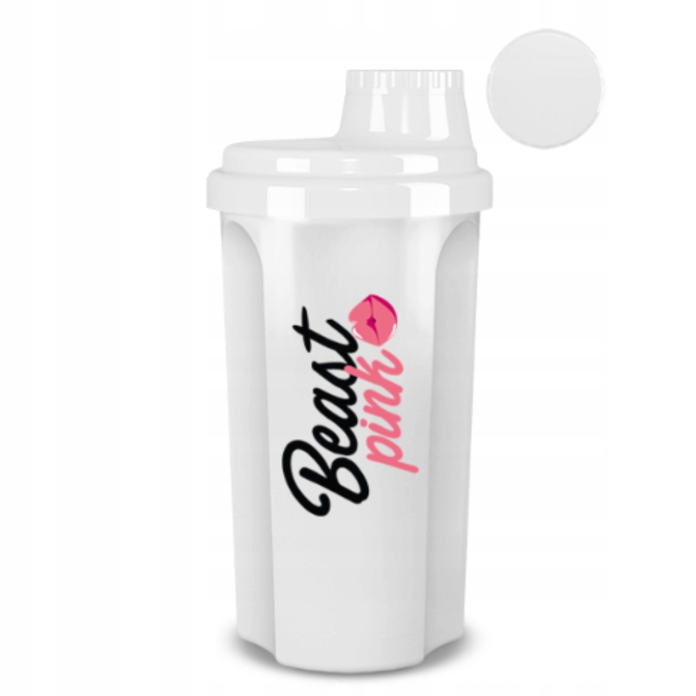Szejker Beastpink Biały duży szczelny 700ml