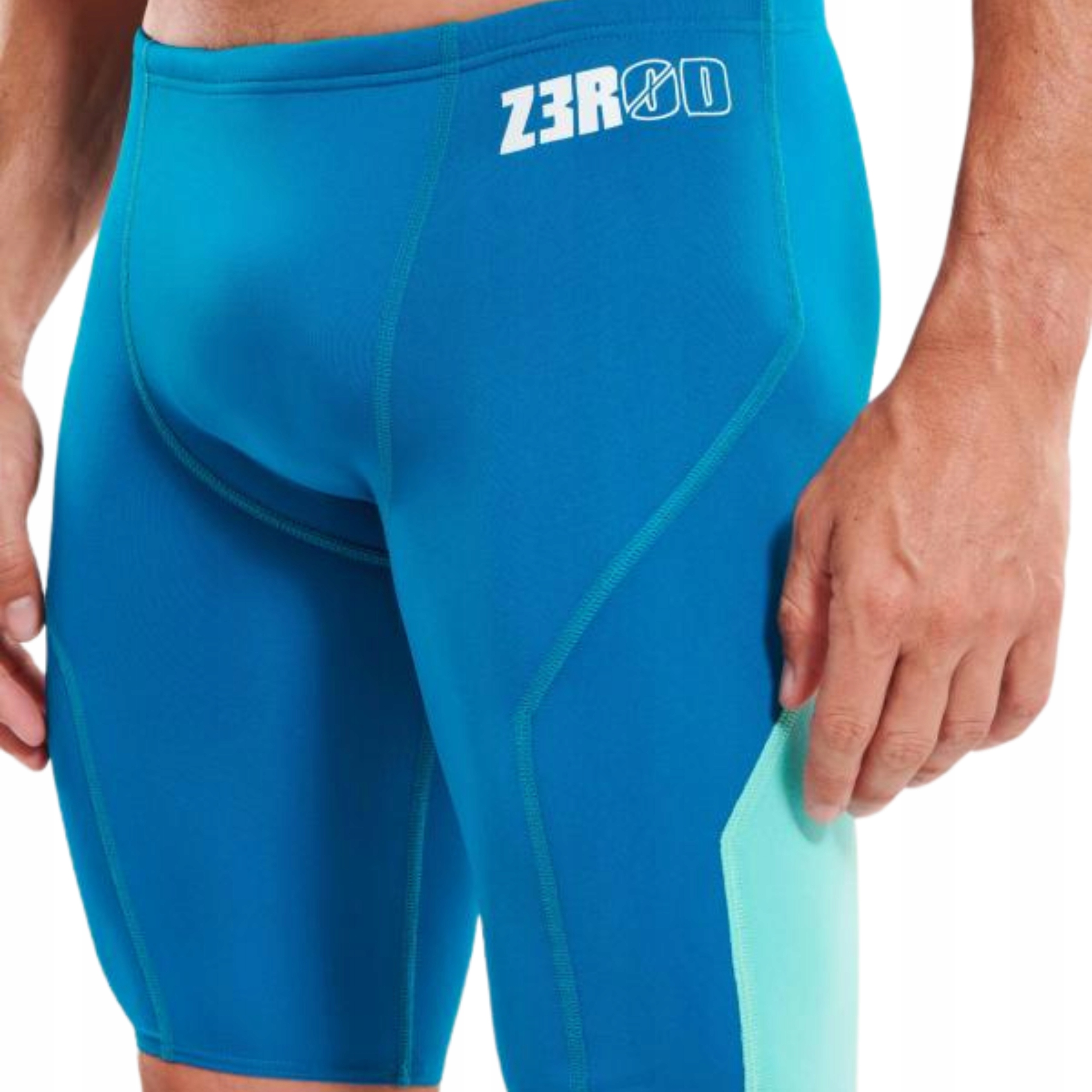 Kąpielówki Spodenki Męskie na Basen Zerod Jammers Niebieskie XXL