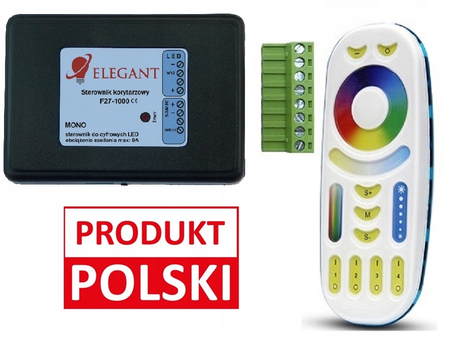 Digitální ovladač Elegant F27 5-24V s Led vlnovým efektem WS2811