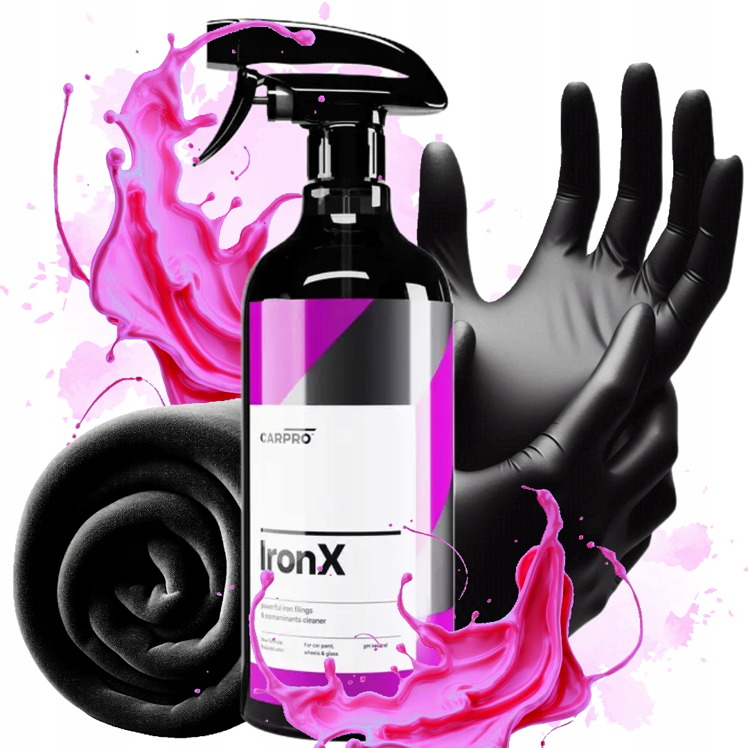CarPro IronX 1L Deironizer do felg i lakieru felgi krwawiące