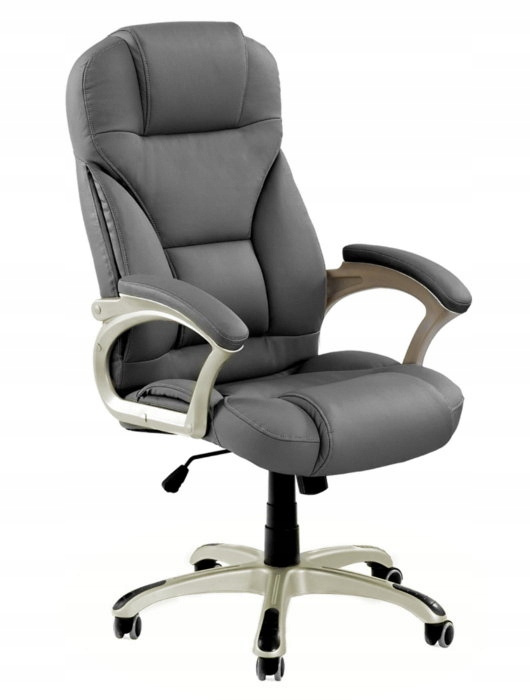 Fotel gabinetowy Desmond krzesło obrotowe popiel