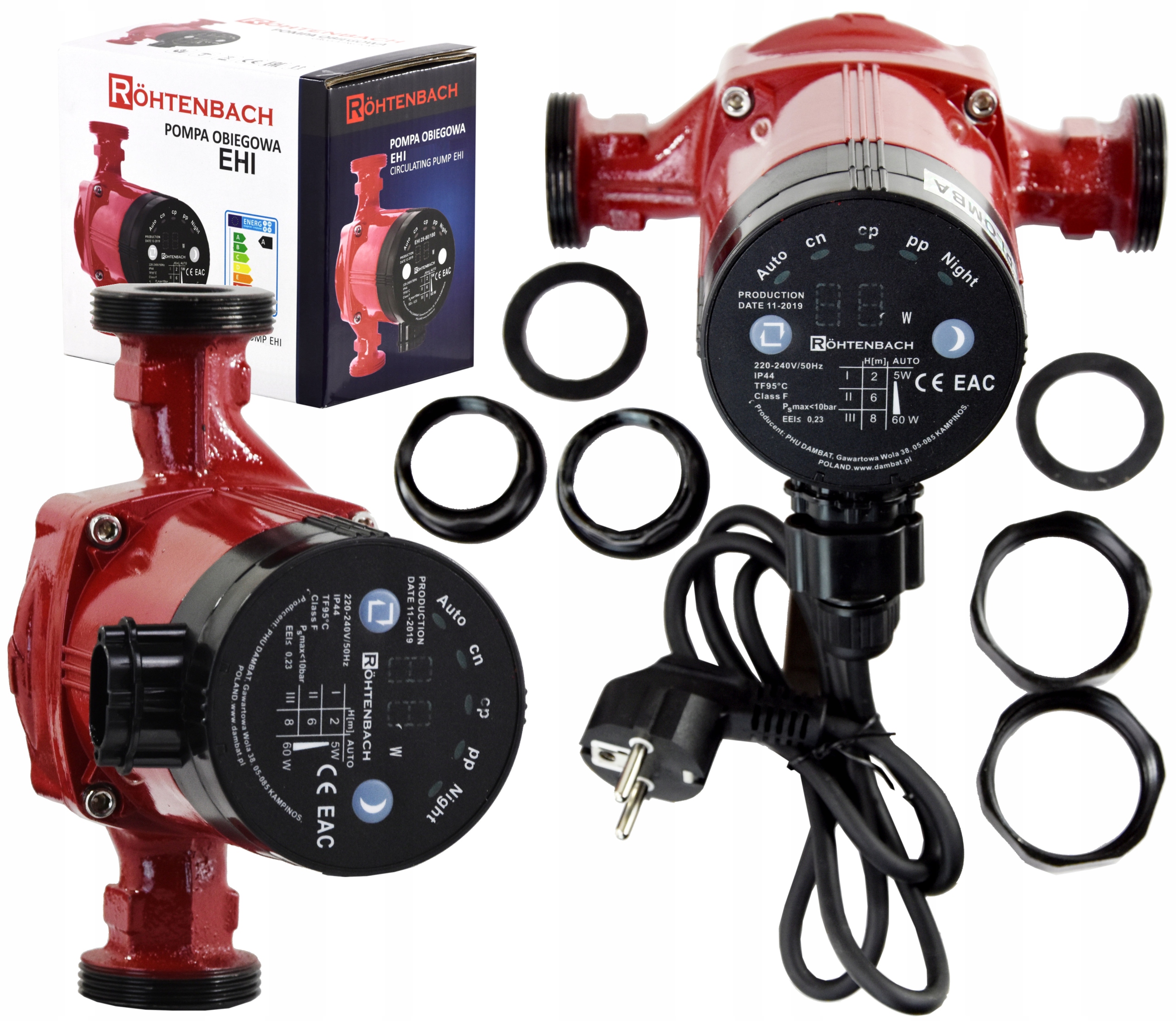 Cirkulačná Pumpa 32-80/180 Elektronická Do Pece