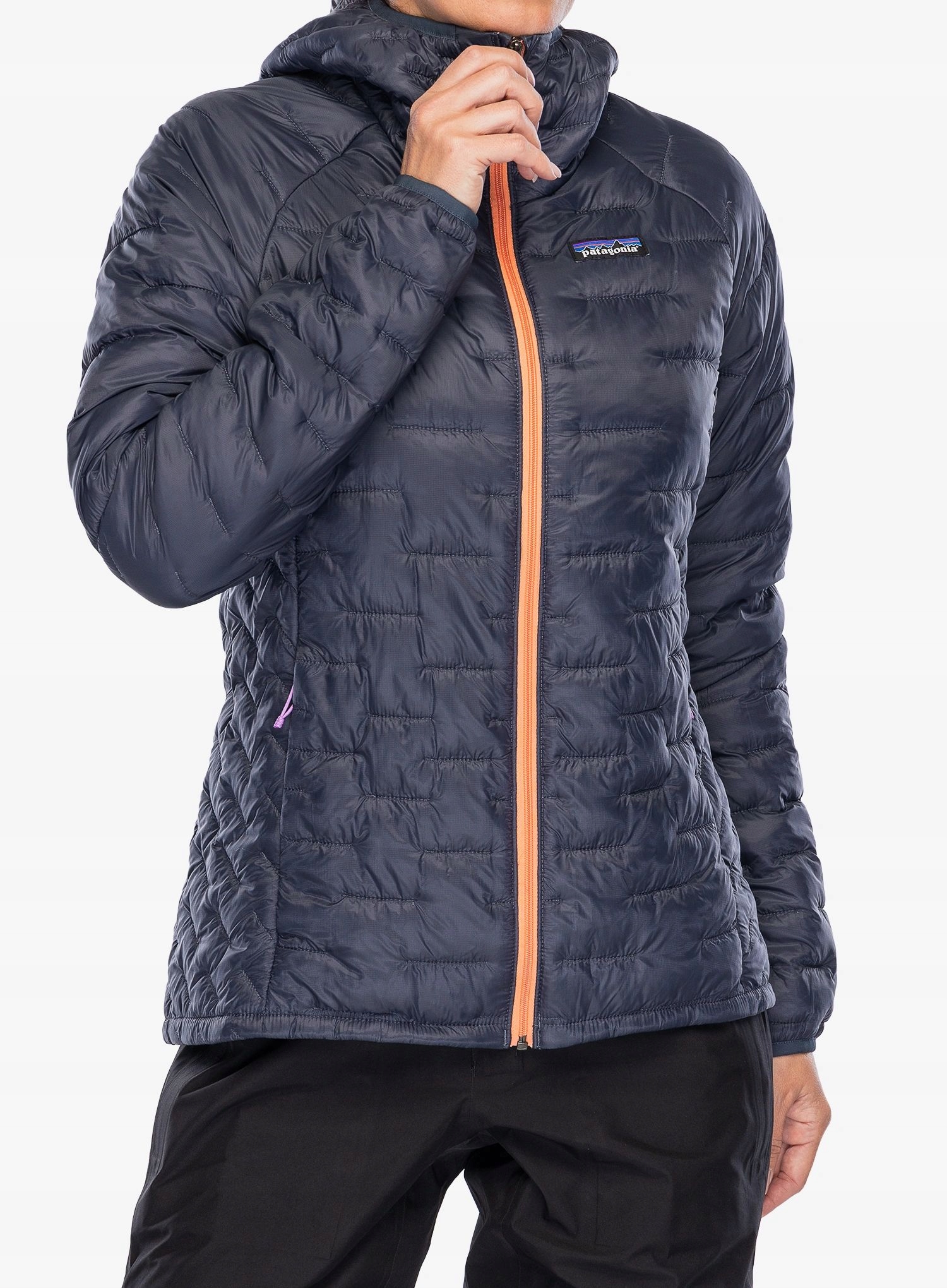 Dámská zateplená bunda Patagonia Micro Puff Hoody smolder blue Xs