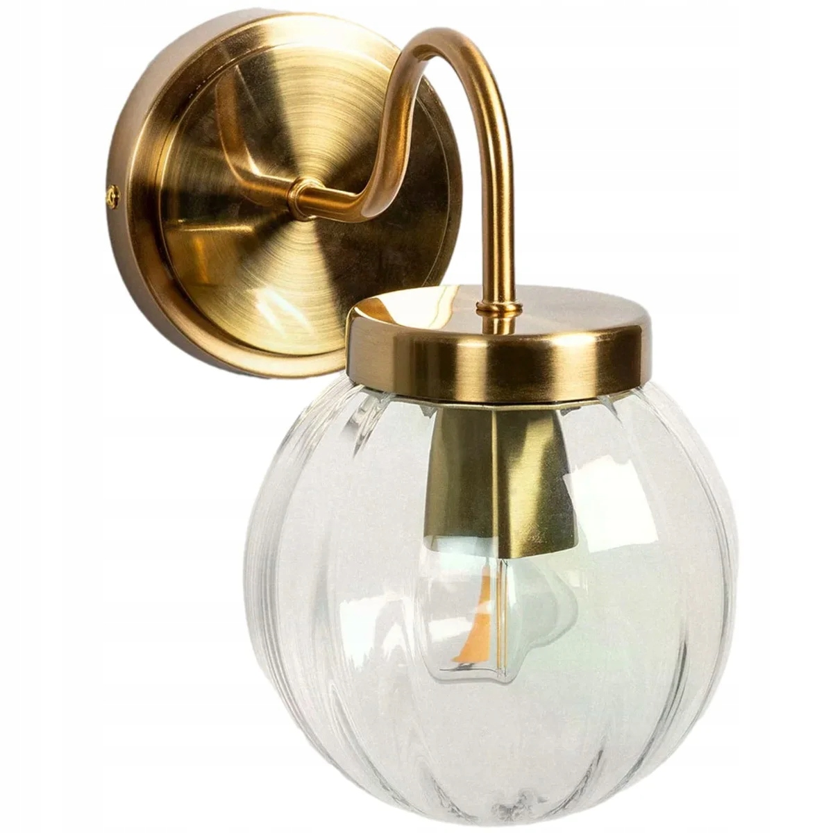 Nástenná lampa zlatá klasická glamour ozdobná do spálne Abruzzo