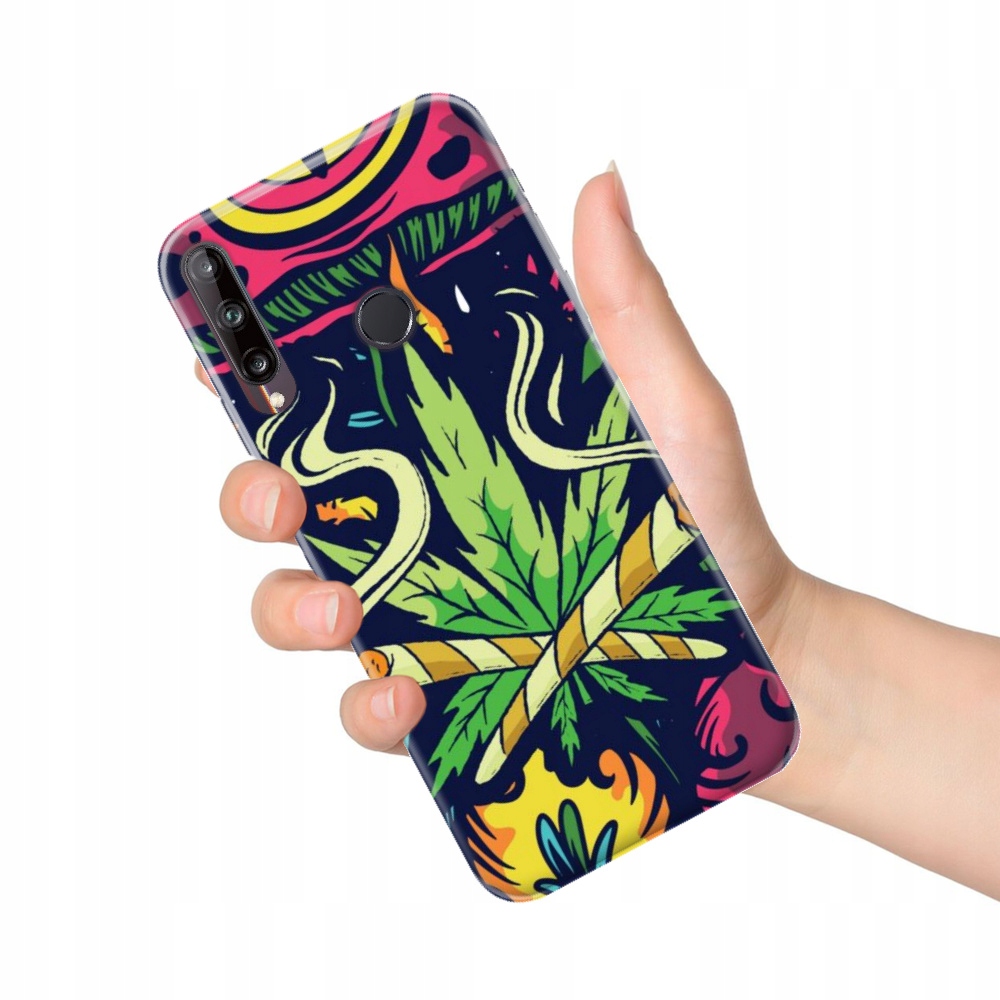 

Etui do Huawei P40 Lite E wzory Ganja obudowa