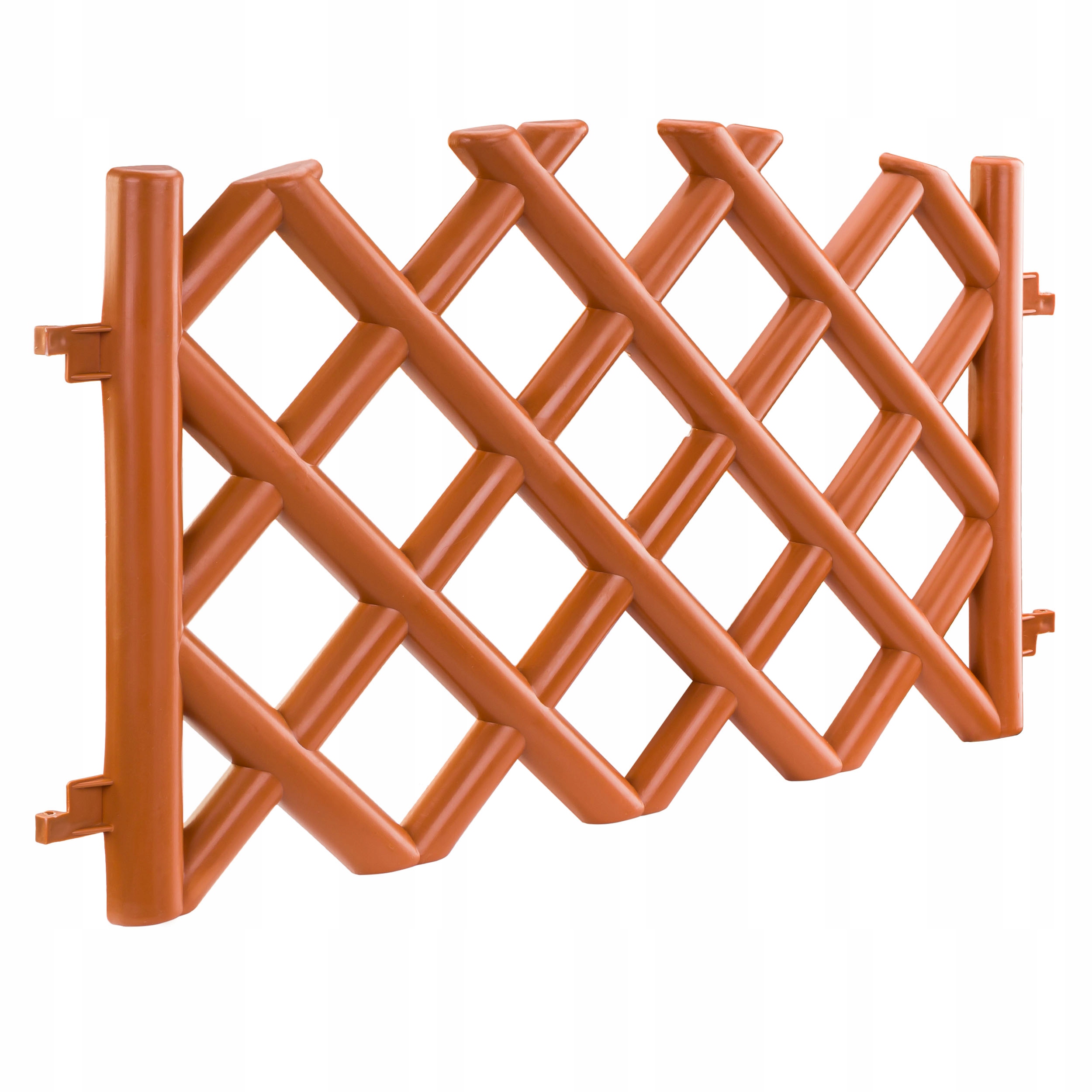 Lovecký zahradní plot 3,5 m x 41 cm Terakota
