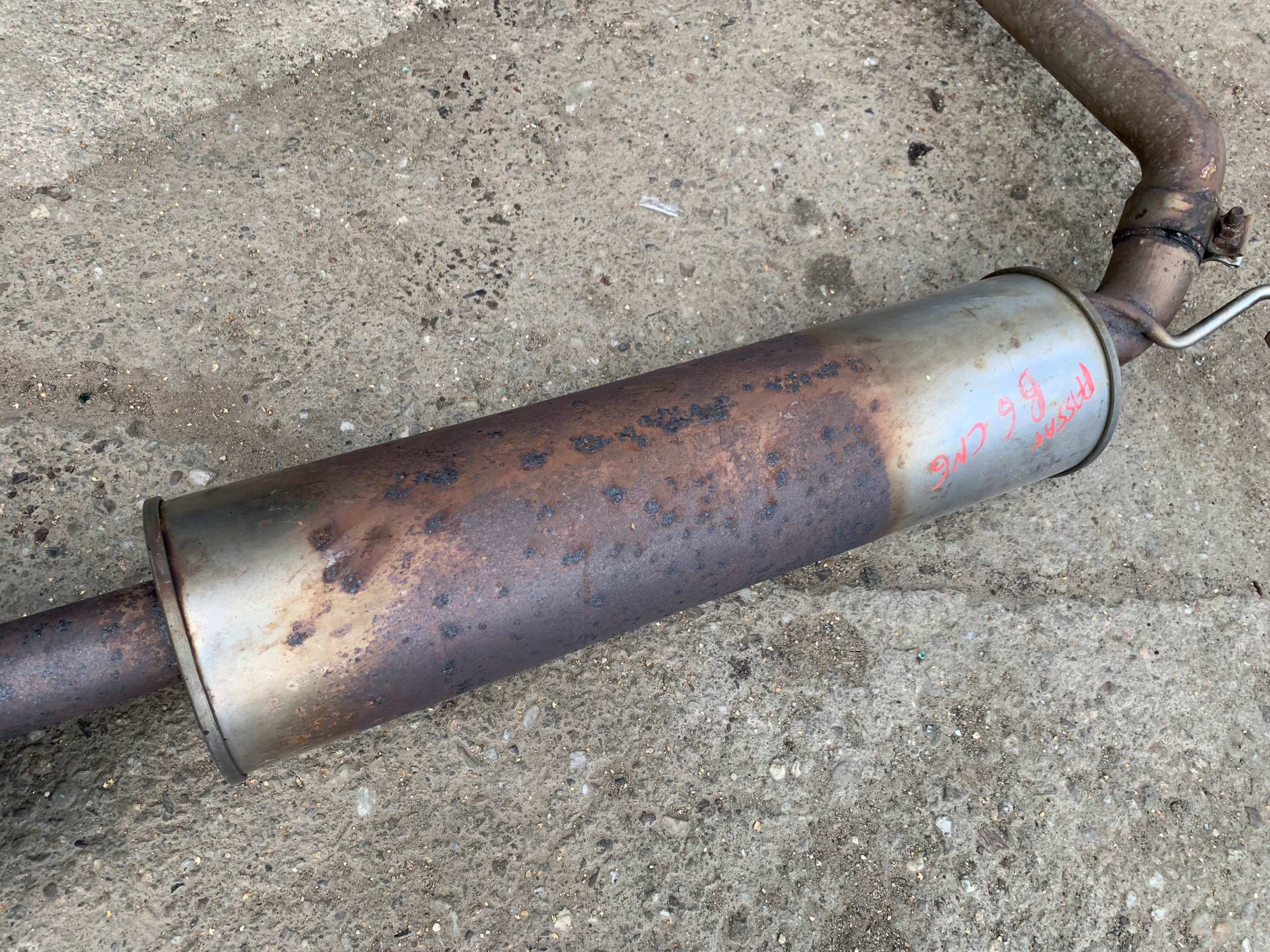 VW PASSAT B6 1,4 TSI muffler, exhaust 3C0253211K CNG