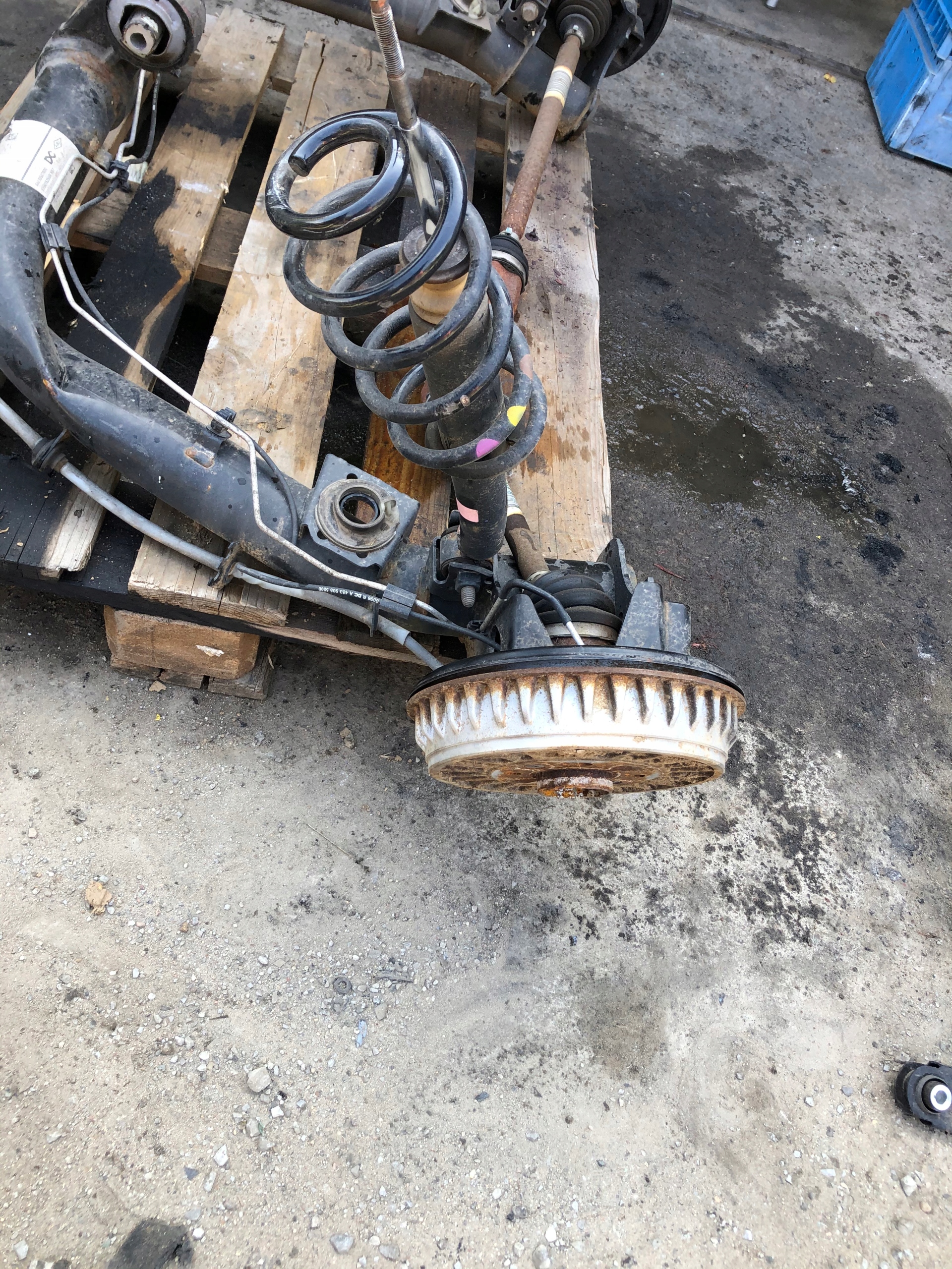 SMART FORFOUR II 453 BEBEN shock absorber left rear part