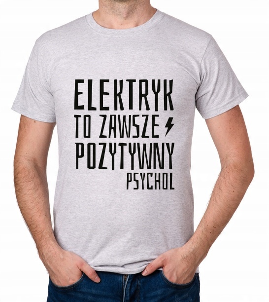 

koszulka Dla Elektryka Elektryk Pomysł prezent