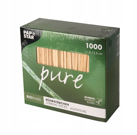 

Mieszadełka z Bambusa do kawy 13,5cm Pure 1000 szt