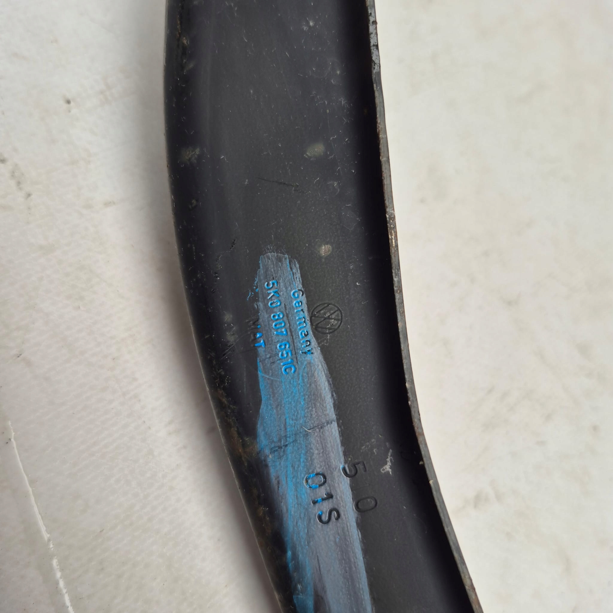 VW GOLF VI 6 08-12 bumper support front front lower 5K0807651C